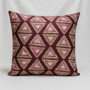 Khooti Velvet Cushion Cover Pack of 1-16" x 16" / 41 x 41 cm - Navy Blue - Soft Pillow Covers Cushion Case for Sofa Bedroom Livingroom Chair Car, Cushion Cover with random Zig Zag Pattern