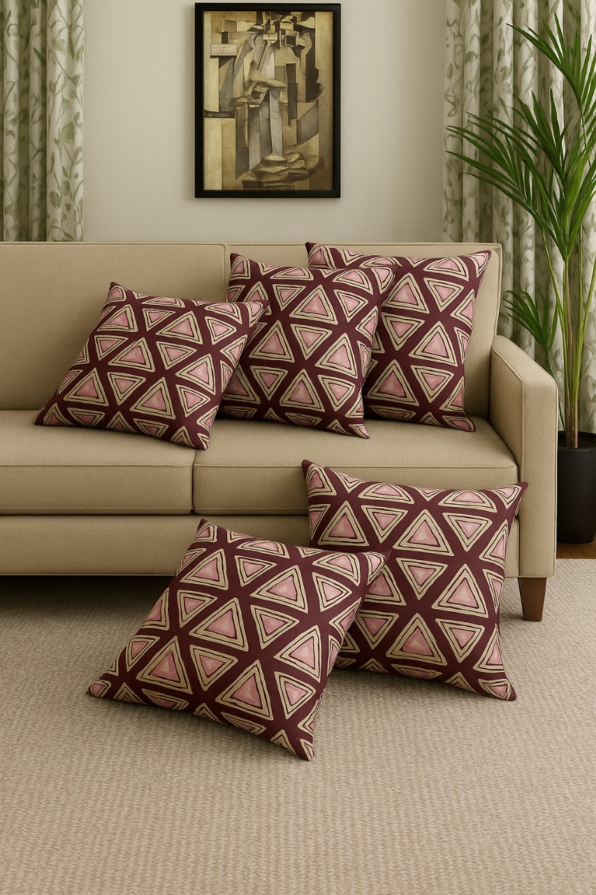 Khooti Velvet Cushion Cover Pack of 1-16" x 16" / 41 x 41 cm - Navy Blue - Soft Pillow Covers Cushion Case for Sofa Bedroom Livingroom Chair Car, Cushion Cover with random Zig Zag Pattern - Image 2